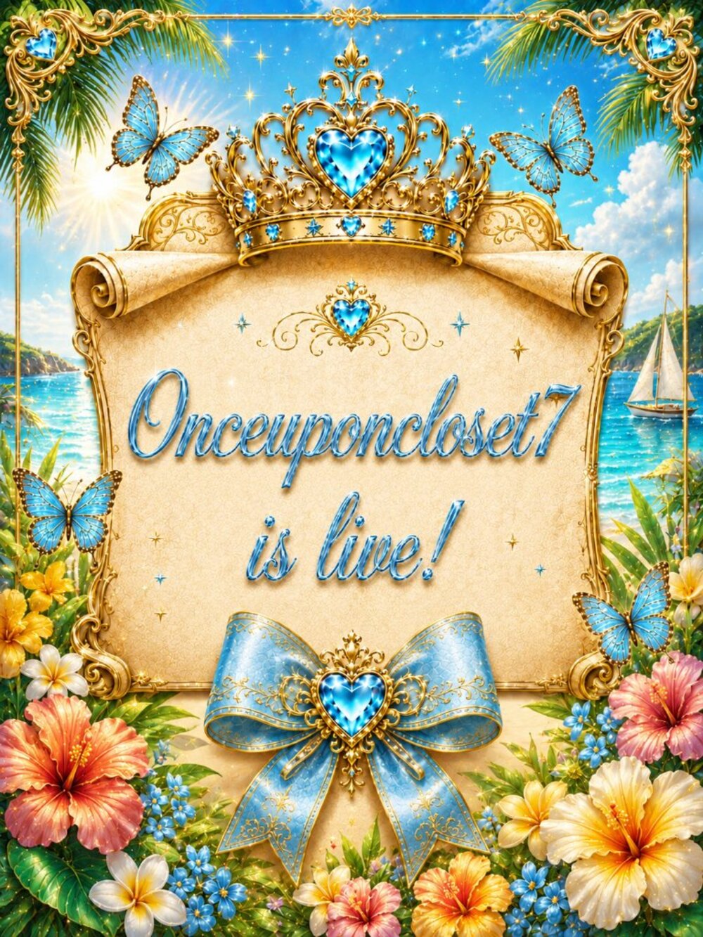 Onceuponcloset7 Is Live! Like to be notified :)